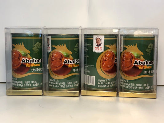 12 pcs can of abalone 12 隻/一罐 Abalone in Brine 原湯鮑魚 4 cans per box 4 罐禮盒